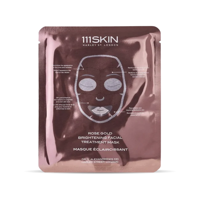 Rose Gold Brightening Facial Treatment Mask, 30 ml