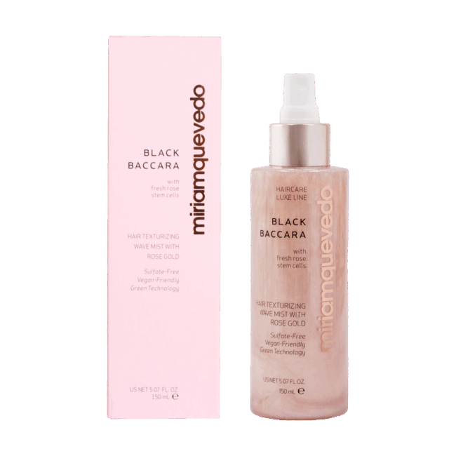 Black Baccara Hair Texturizing Wave Mist With Rose Gold, 150ml